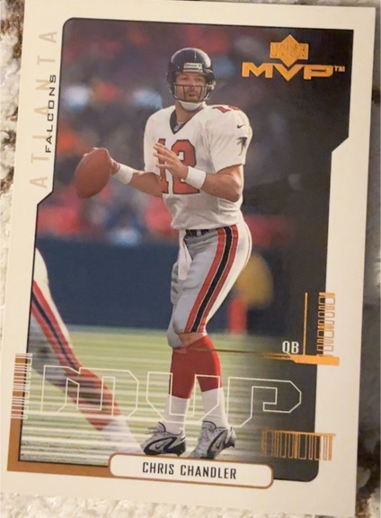 2000 Upper Deck MVP #9 Chris Chandler — front