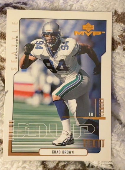 2000 Upper Deck MVP #164 Chad Brown — front