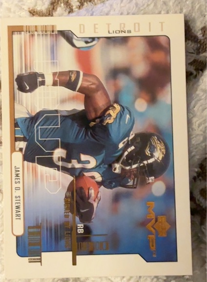 2000 Upper Deck MVP #61 James O. Stewart — front
