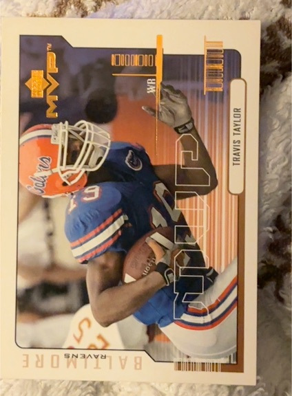 2000 Upper Deck MVP #205 Travis Taylor — front