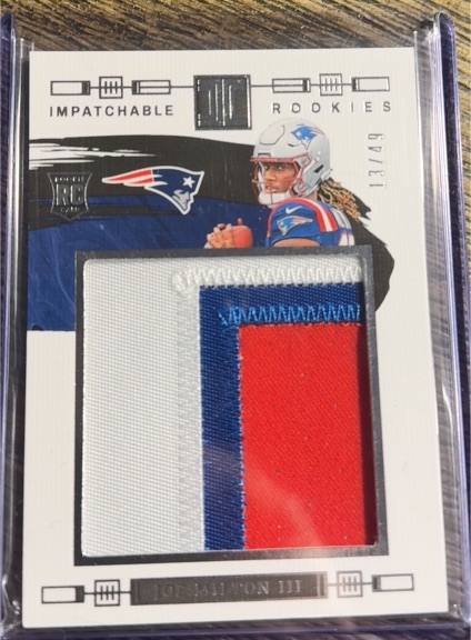 2024 Panini Impeccable #IR-JMN Joe Milton III — front