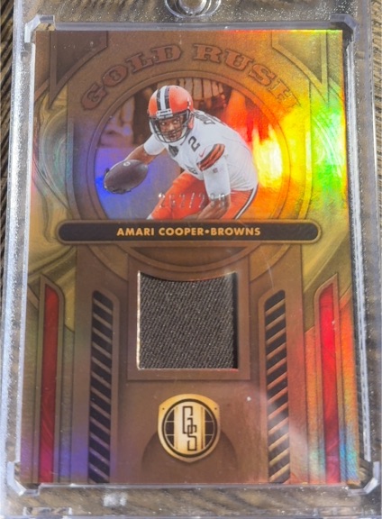 2023 Panini Gold Standard - Gold Rush #GR-AC Amari Cooper /299 — front