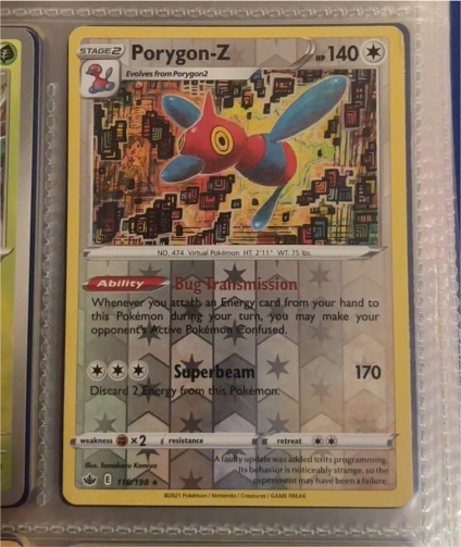 2021 Pokémon #118 Porygon-Z — front