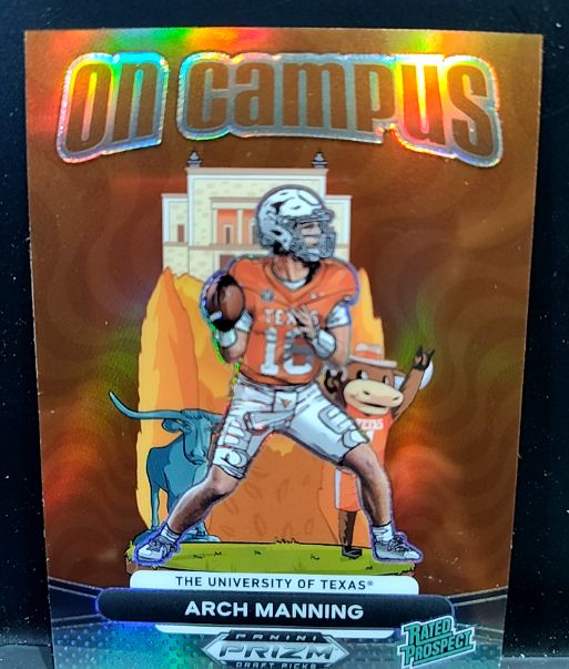 2025 Panini Prizm Draft Picks On Campus #OC-3 Arch Manning — front