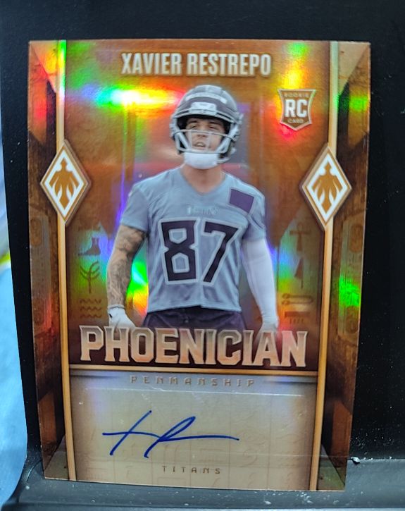 2025 Panini Phoenix #PHP-XRO Xavier Restrepo Phoenician Penmanship — front