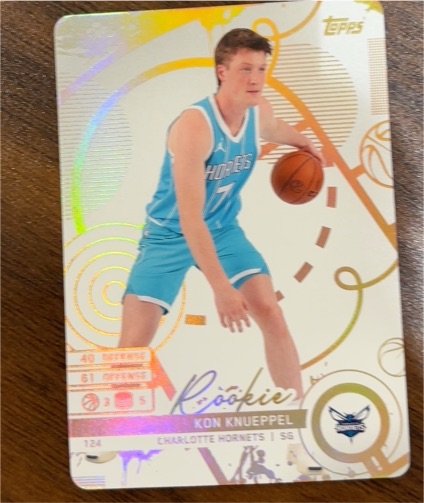 2025 Topps Match Attax #124 Kon Knueppel — front