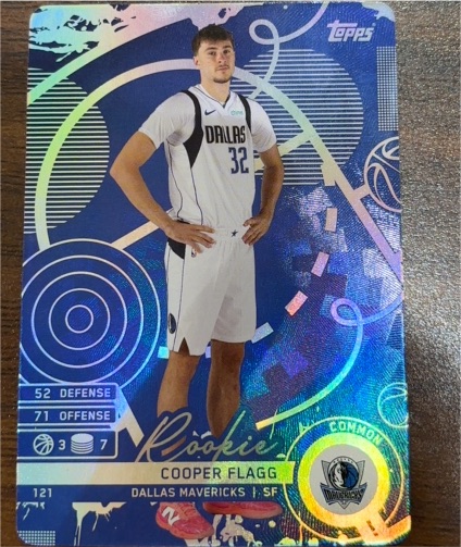 2025 Topps Match Attax #121 Cooper Flagg — front