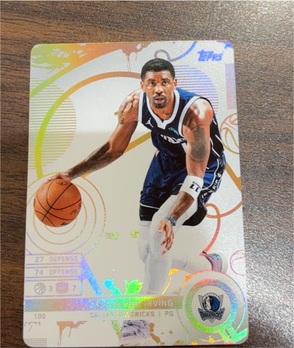 2025-26 Topps Match Attax #100 Kyrie Irving — front