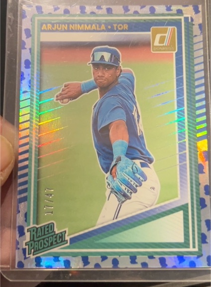 2025 Donruss #129 Arjun Nimmala — front