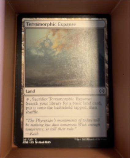 2023 Magic: The Gathering #286 Terramorphic Expanse — front