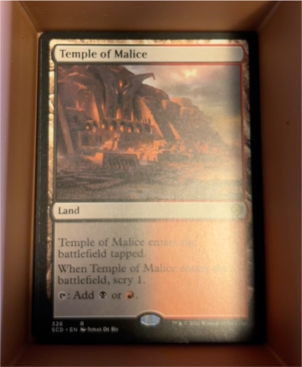 2020 Magic: The Gathering #247 Temple of Malice — front
