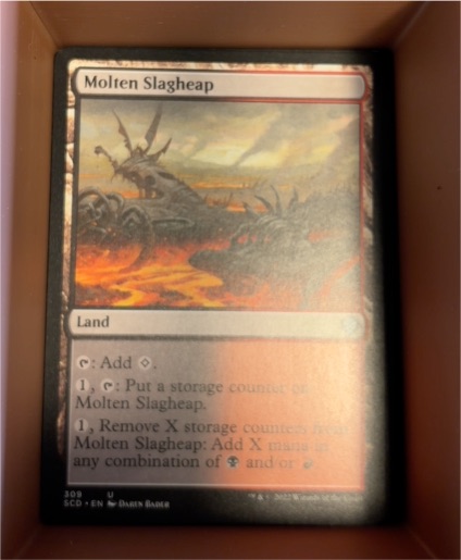 2022 Magic: The Gathering #309 Molten Slagheap — front