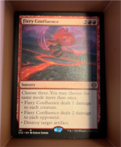 2022 Magic: The Gathering #141 Fiery Confluence — front