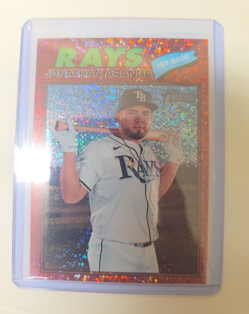 2026 Topps Heritage #20 Jonathan Aranda — front