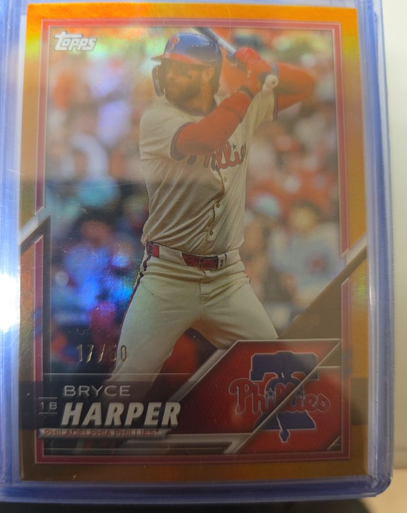2025 Topps Lids Mitchell & Ness #34 Bryce Harper — front