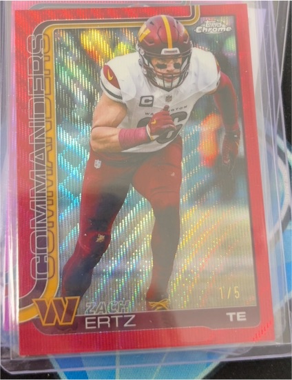 2025 Topps Chrome #297 Zach Ertz — front