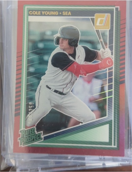 2025 Panini Donruss #152 Cole Young — front