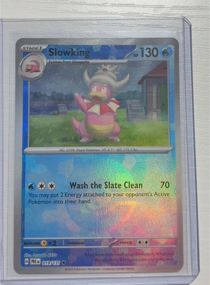 2022 Pokémon S&V Prismatic Evolutions #019 Slowking — front
