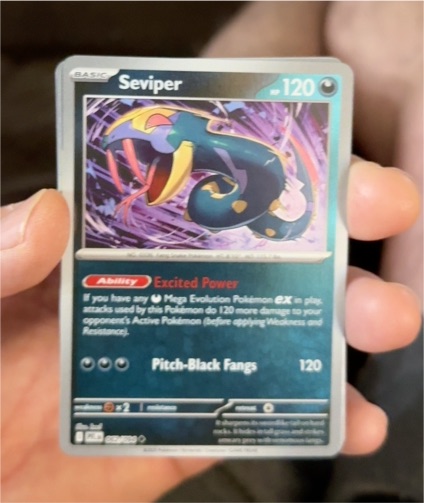 2025 Pokémon ME02: Phantasmal Flames #062 Seviper — front
