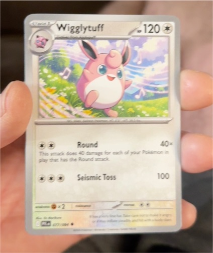 2025 Pokémon ME02: Phantasmal Flames #077 Wigglytuff — front
