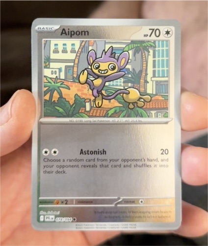 2025 Pokémon ME02: Phantasmal Flames #078 Aipom — front