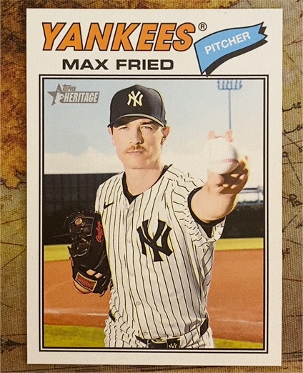 2026 Topps Heritage #130 Max Fried — front