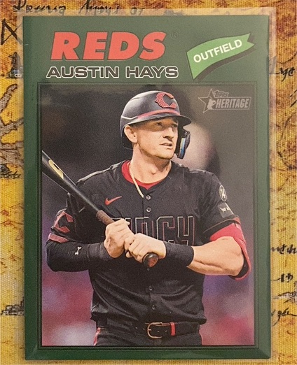 2026 Topps Heritage #80 Austin Hays — front