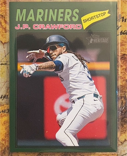 2026 Topps Heritage #289 J.P. Crawford — front