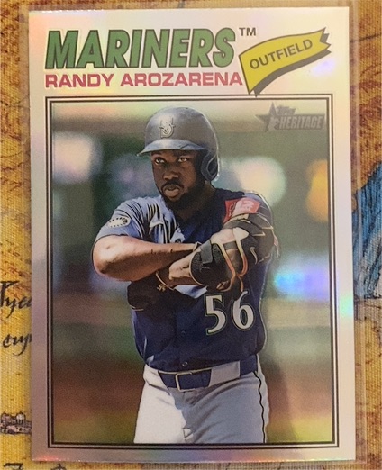 2026 Topps Heritage #286 Randy Arozarena — front