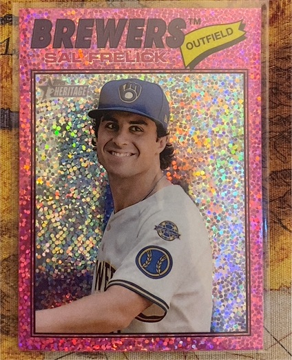 2026 Topps Heritage #195 Sal Frelick — front