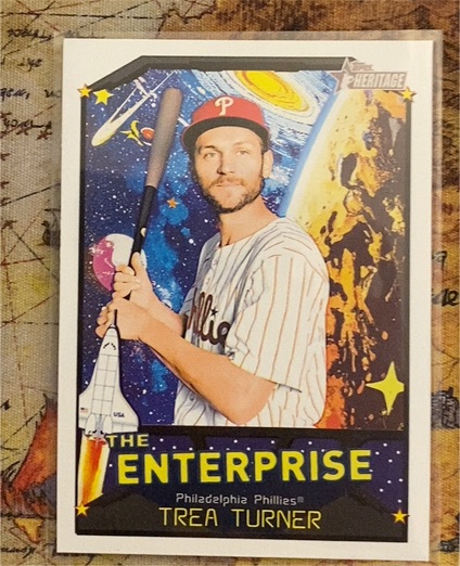 2026 Topps Heritage #TE-TT Trea Turner The Enterprise — front