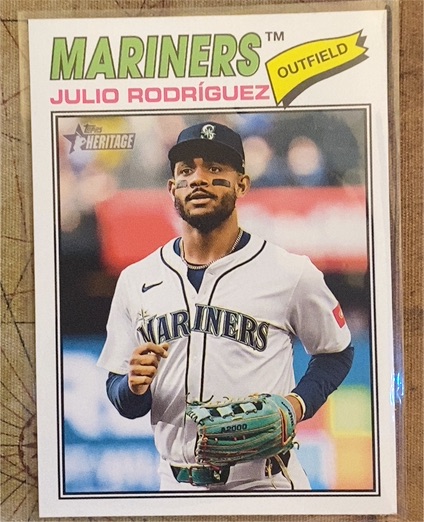 2026 Topps Heritage #240 Julio Rodriguez — front