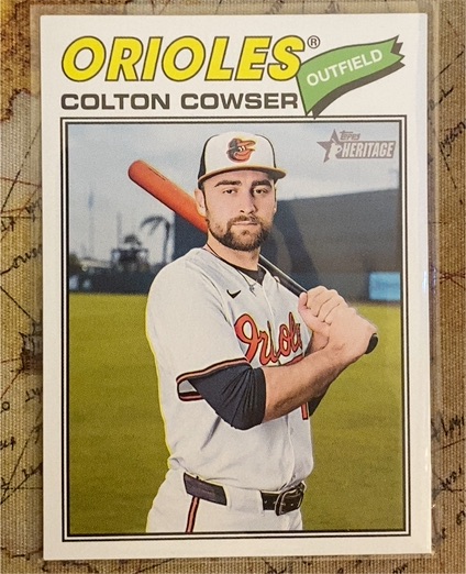 2026 Topps Heritage #338 Colton Cowser — front