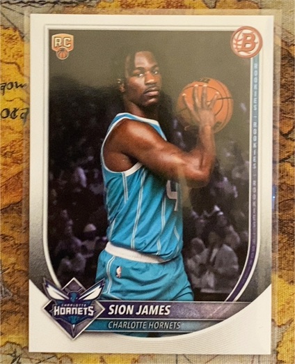 2025-26 Bowman Basketball #33 Sion James — front