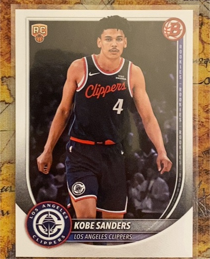 2025-26 Bowman #47 Kobe Sanders — front