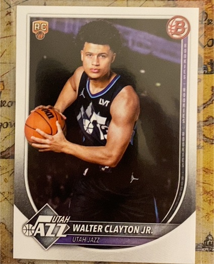 2025-26 Bowman #18 Walter Clayton Jr. — front