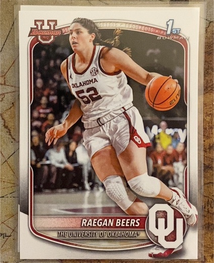 2025-26 Bowman Basketball Prospects #BPP-65 Raegan Beers — front
