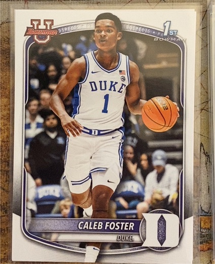 2025 Bowman University #BPP-100 Caleb Foster — front