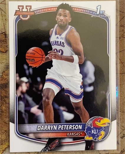 2025-26 Topps Bowman Prospects 1st Bowman #BPP-2 Darryn Peterson — front