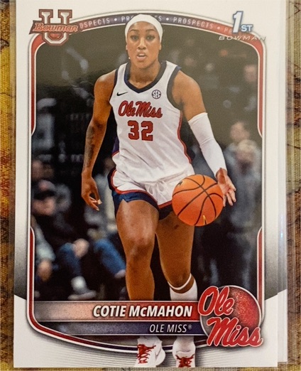 2025-26 Bowman Basketball Prospects #BPP-30 Cotie McMahon — front