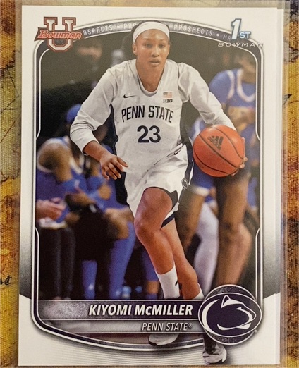 2025-26 Bowman Basketball Prospects #BPP-25 Kiyomi McMiller — front