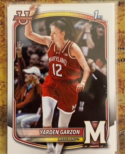 2025-26 Bowman Basketball Prospects #BPP-68 Yarden Garzon — front