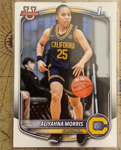 2025 Bowman Basketball #BPP-76 Aliyahna Morris — front