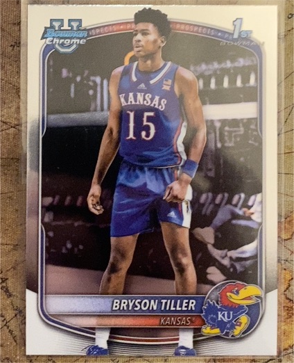 2025-26 Bowman Chrome #BCP-8 Bryson Tiller — front