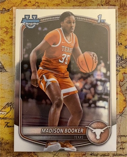 2025 Bowman Chrome Basketball #BCP-15 Madison Booker — front