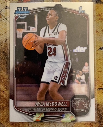 2025-26 Bowman Chrome #BCP-84 Ayla McDowell — front