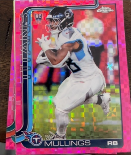2025 Topps Chrome #309 Kalel Mullings — front