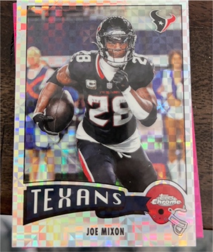 2025 Topps Chrome 1975 #1975-14 Joe Mixon — front