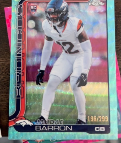 2025 Topps Chrome #359 Jahdae Barron — front
