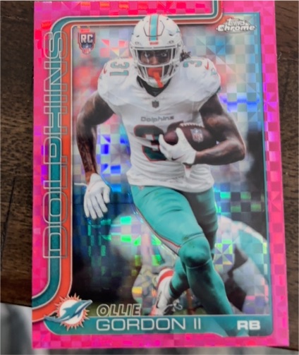 2025 Topps Chrome #327 Ollie Gordon II — front